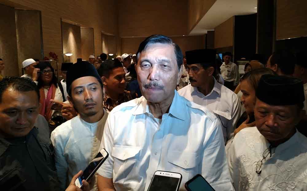 Menteri Koordinator Kemaritiman RI, Luhut Binsar Panjaitan saat di Surabaya