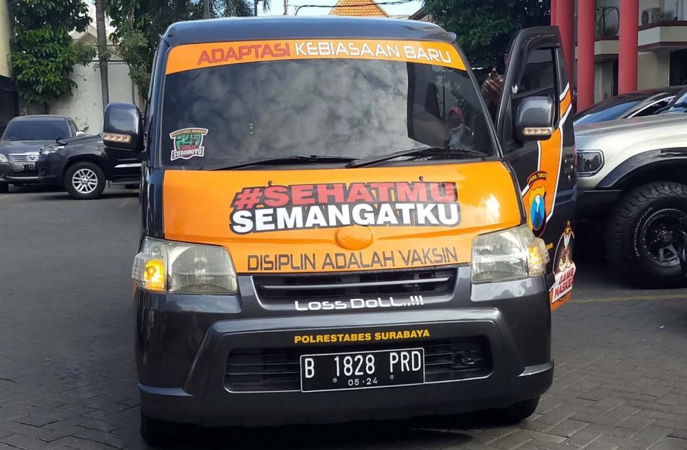 Mobil 'Sehatmu Semangatku' milik Polrestabes Surabaya