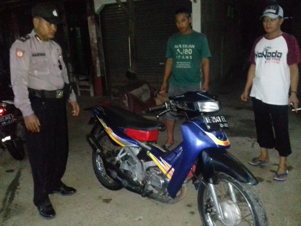 Motor Suzuki Satria Misterius Diamankan Polisi di Ngawi