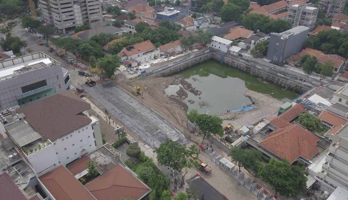 Pengaspalan Jalan Raya Gubeng/Foto: Dishub Surabaya