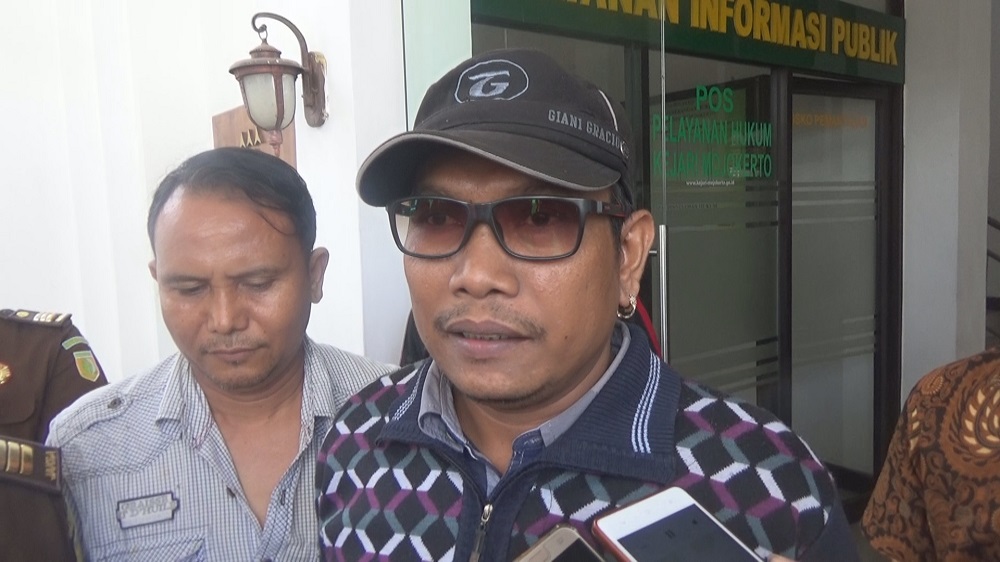 Suhartono, Kades Sampangagung yang dieksekusi penjara dua bulan.