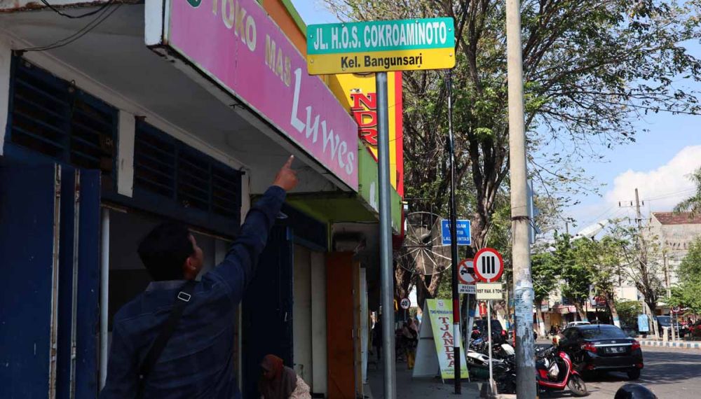 Jalan HOS Cokroaminoto, salah satu nama jalan baru di Ponorogo