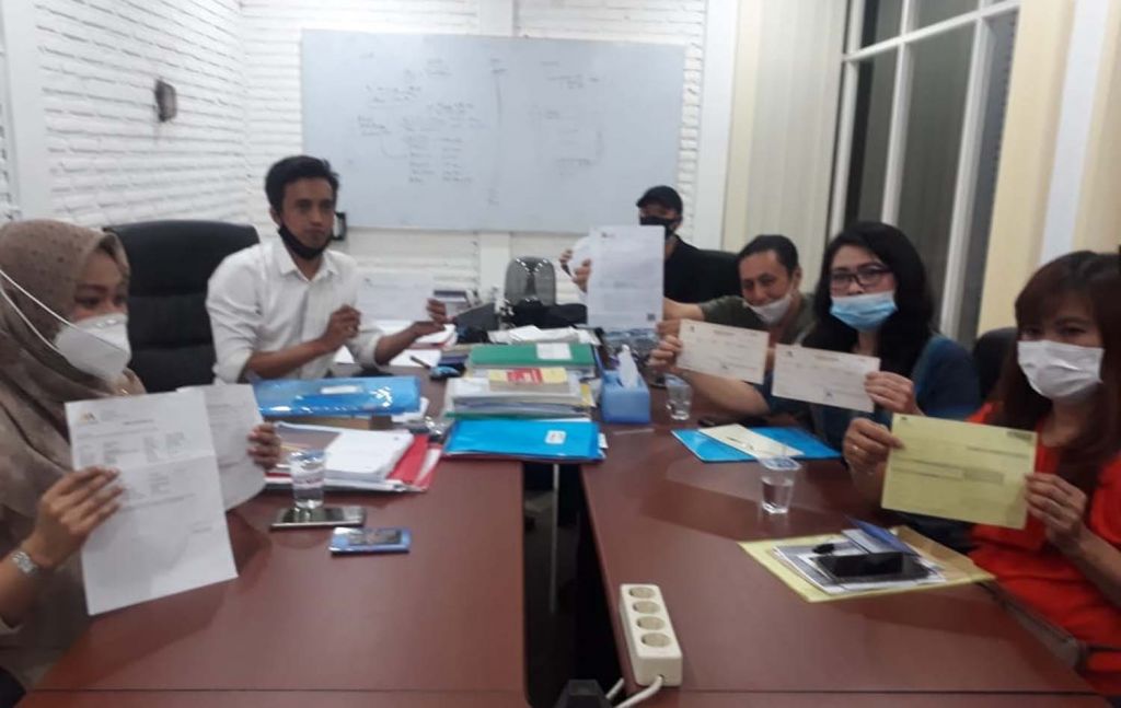 Enam nasabah Bank Mega yang melapor ke Polresta Malang Kota