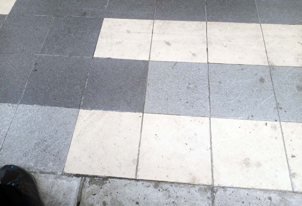 Pedestrian yang masih baru di Ngaglik, Surabaya (Foto-foto: Budi Sugiharto/jatimnow.com)