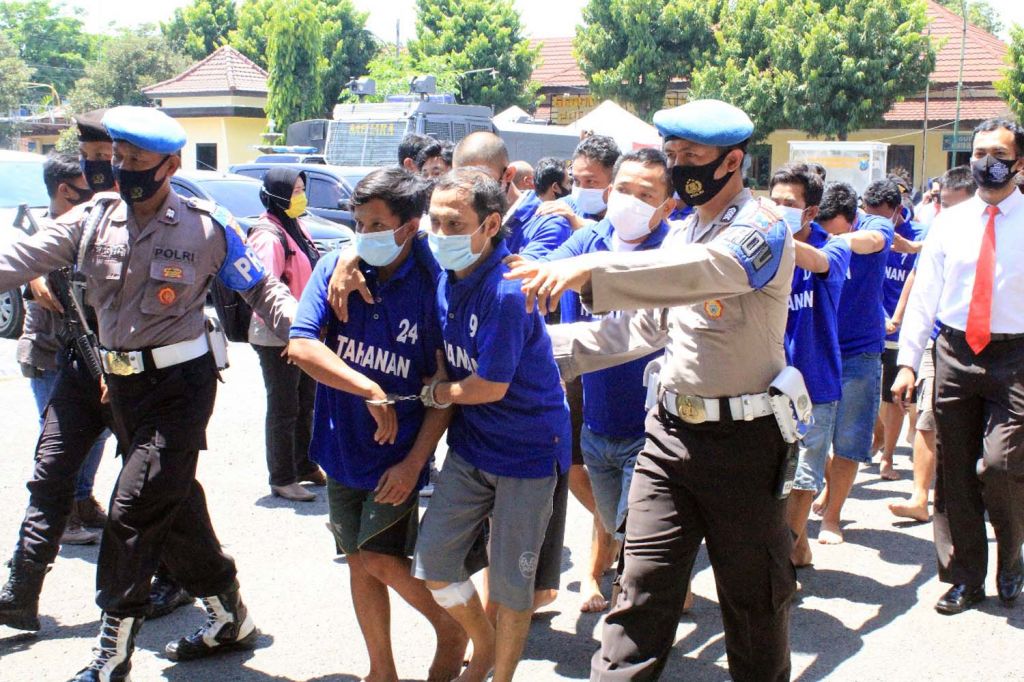 Dua dari 17 Pengedar Narkoba di Pasuruan Didor, Sabu 1,3 Kg Disita
