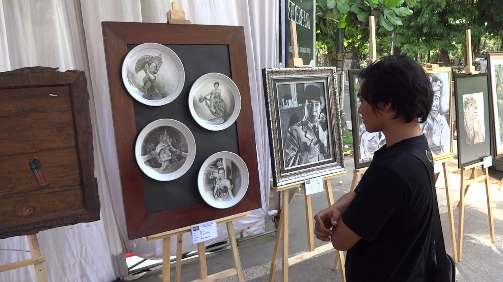 Pameran lukisan Bersama dalam Sederhana di Tulungagung