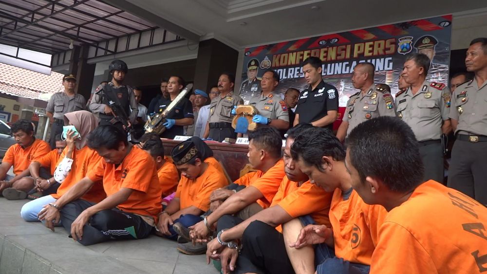15 tersangka diamankan Polres Tulungagung