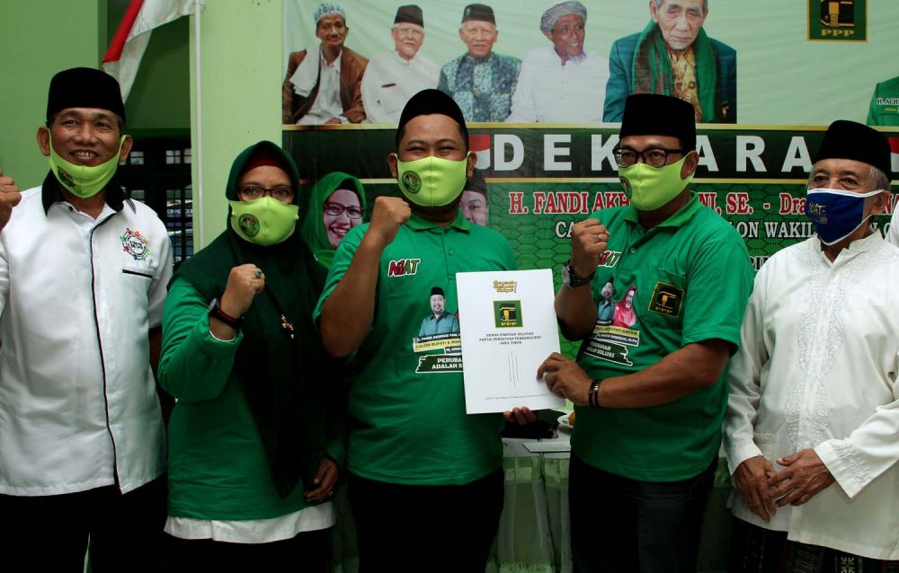 Gus Yani-Ning Min mendapat surat rekomandasi dari PPP di Pilkada Gresik 2020