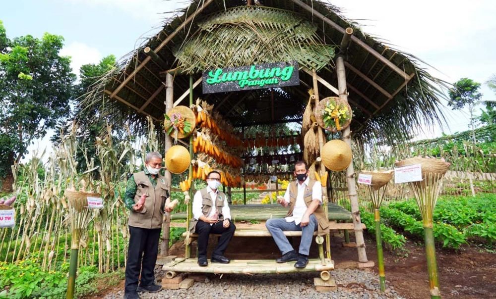 Ketua Gugus Tugas Percepatan Penanggulangan Covid-19 Doni Monardo dan Bupati Banyuwangi Abdullah Azwar Anas