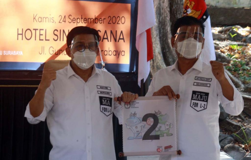 Paslon Wali Kota-Wakil Wali Kota Surabaya Nomor Urut 2, Machfud Arifin-Mujiaman