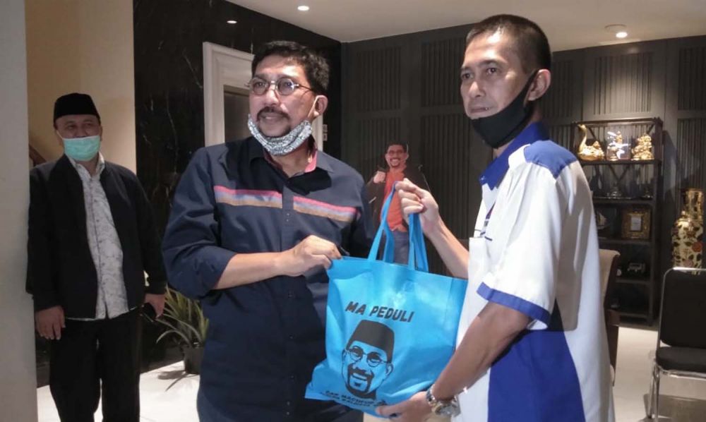 Machfud Arifin menerima kunjungan dari perwakilan Organisasi Pengusaha Angkutan Pariwisata (Orpawi) Jatim di kediamannya