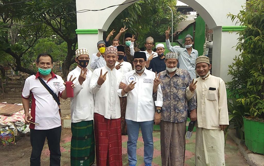 Calon Wali Kota Surabaya Machfud Arifin bersama Gawagis di Sidosermo (Nderesmo)