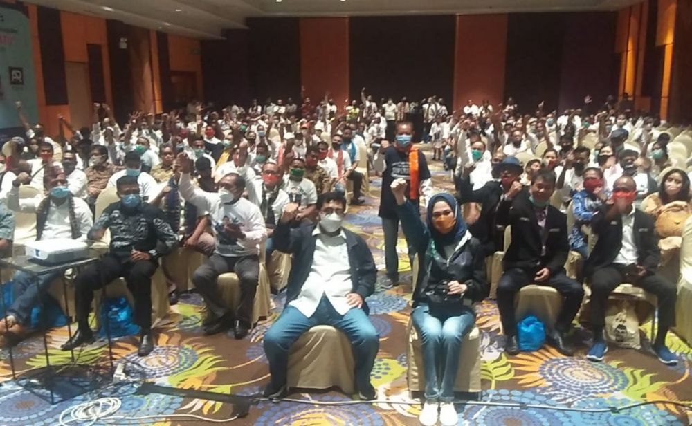 Machfud Arifin bersama Keluarga Besar Flores, Sumba, Timor, Alor (Flobamora) NTT di Surabaya