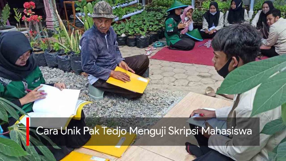 Video: Cara Unik Pak Tedjo Menguji Skripsi Mahasiswa