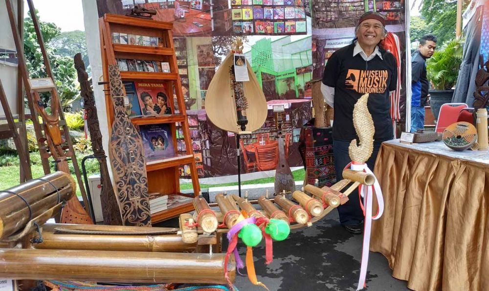 Salah satu UMKM yang mengikuti Pasar Kreatif di Kota Malang