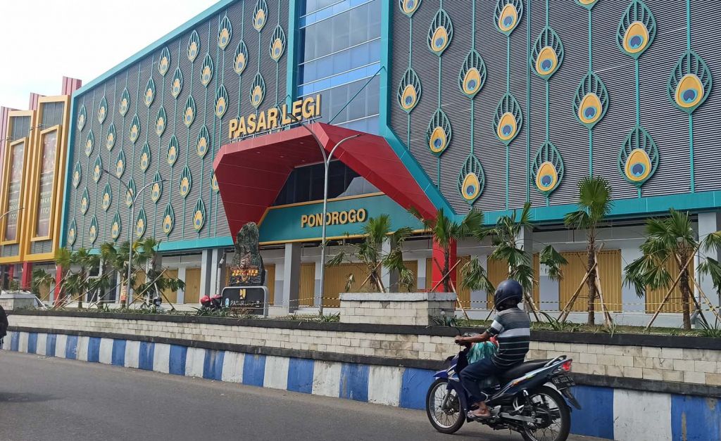 Bangunan baru Pasar Legi Ponorogo