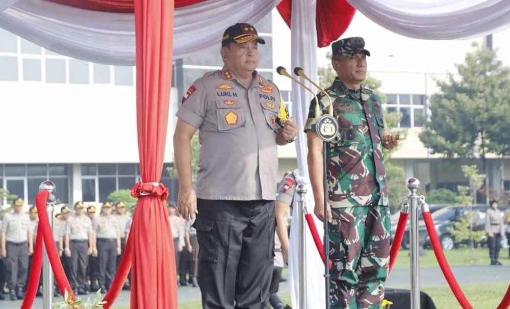 Ribuan Personel Polri-TNI Mulai Disebar ke TPS se Jatim