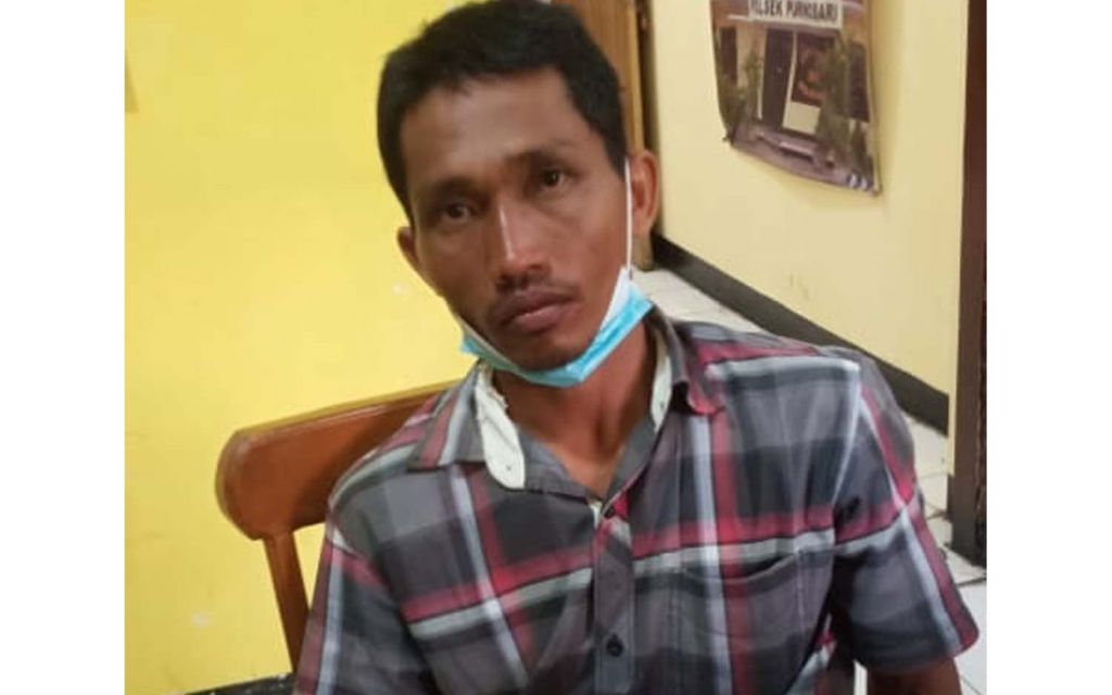 Samsul Hadi alias Duro, pelaku pembacokan dua buruh tani di Pasuruan