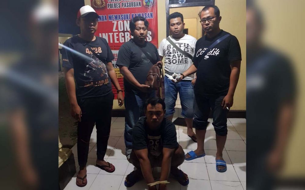 Bawa Bom Ikan, Tim Sukses Calon Kades di Pasuruan Ditangkap