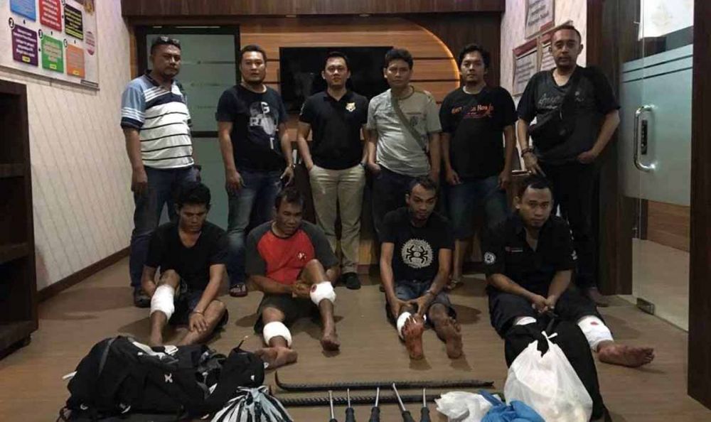 Komplotan pembobol brankas diamankan di Mapolres Mojokerto