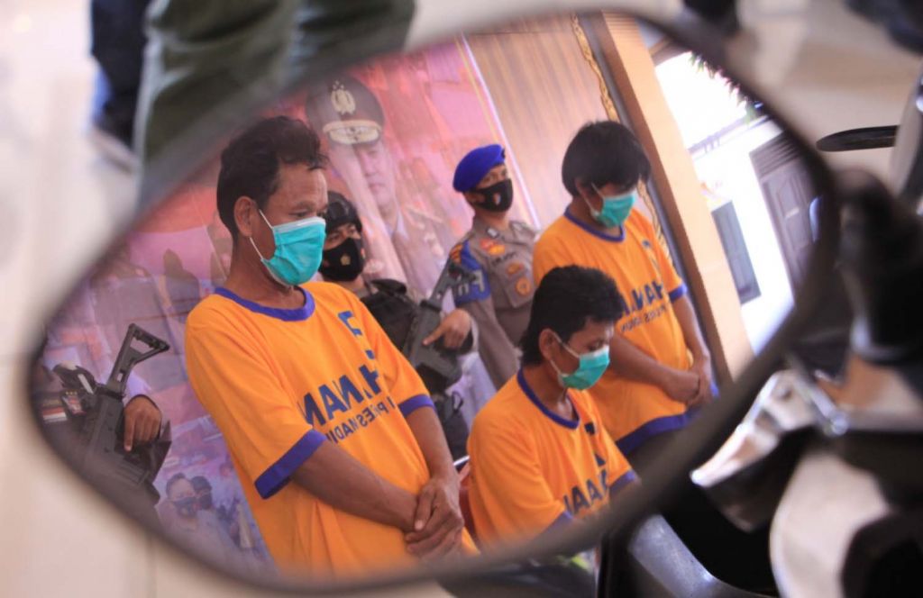 Tiga pembobol brankas diamankan di Mapolres Madiun