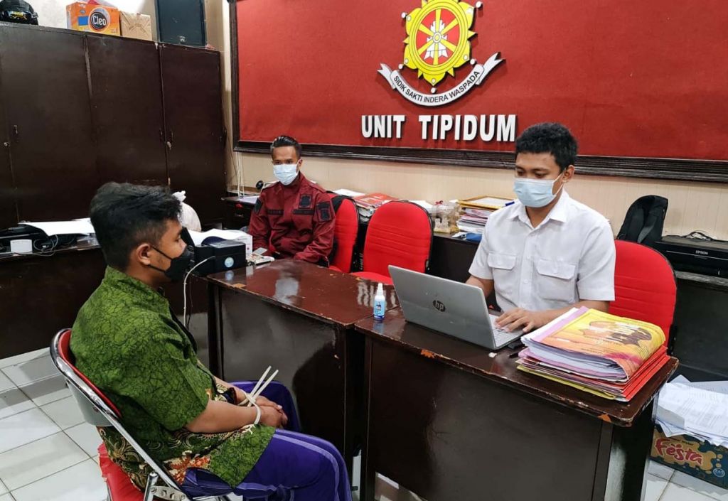 Tersangka pembunuhan terhadap fotografer diperiksa di Mapolres Bangkalan, Madura