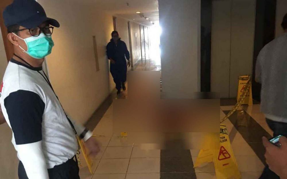 Kasatreskrim Polrestabes Surabaya AKBP Sudamiran saat berada di TKP