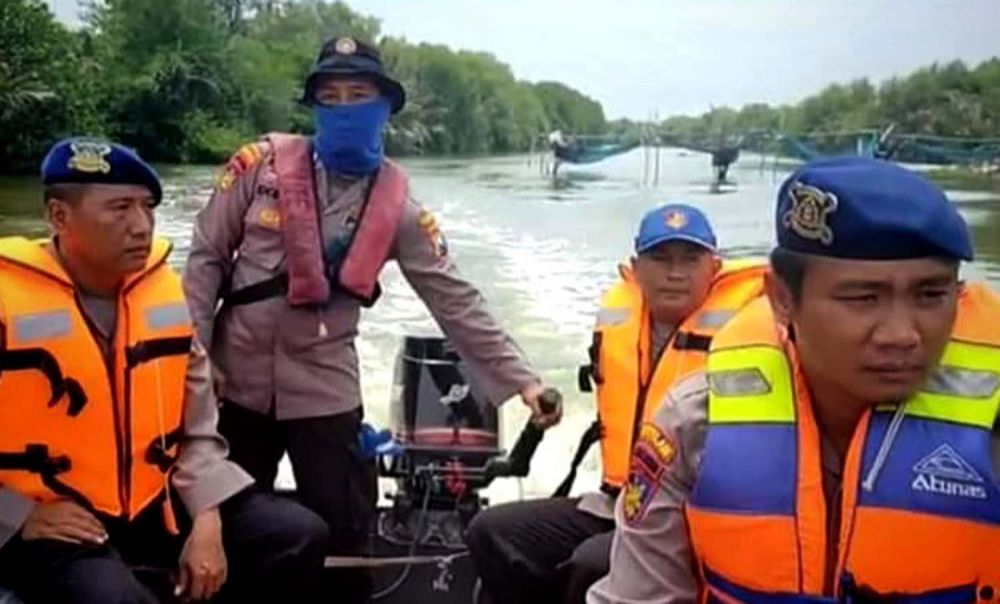 Seorang Pemancing Ikan di Bengawan Solo Gresik Dilaporkan Hilang