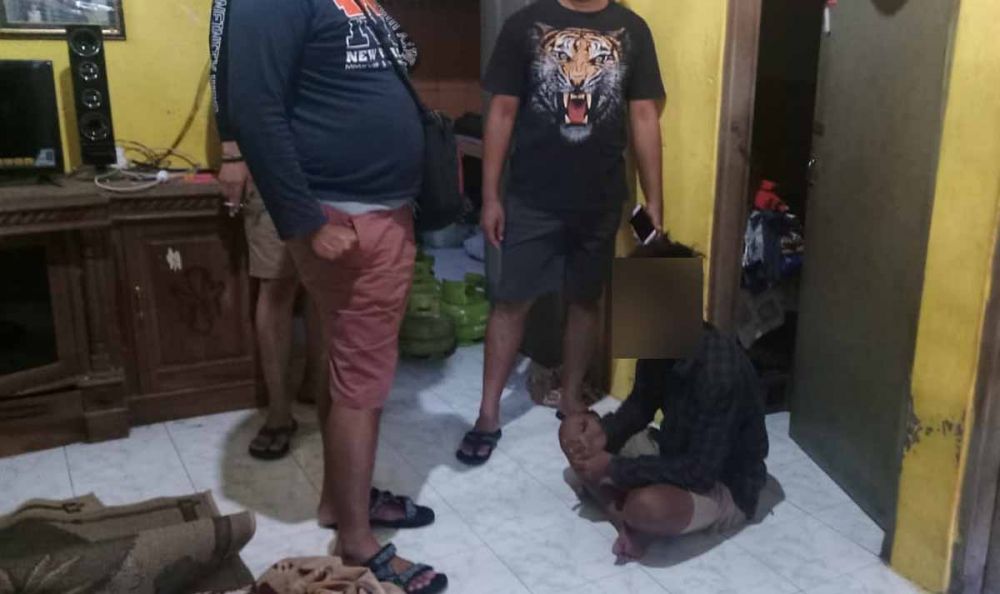 YS, saat diamankan polisi