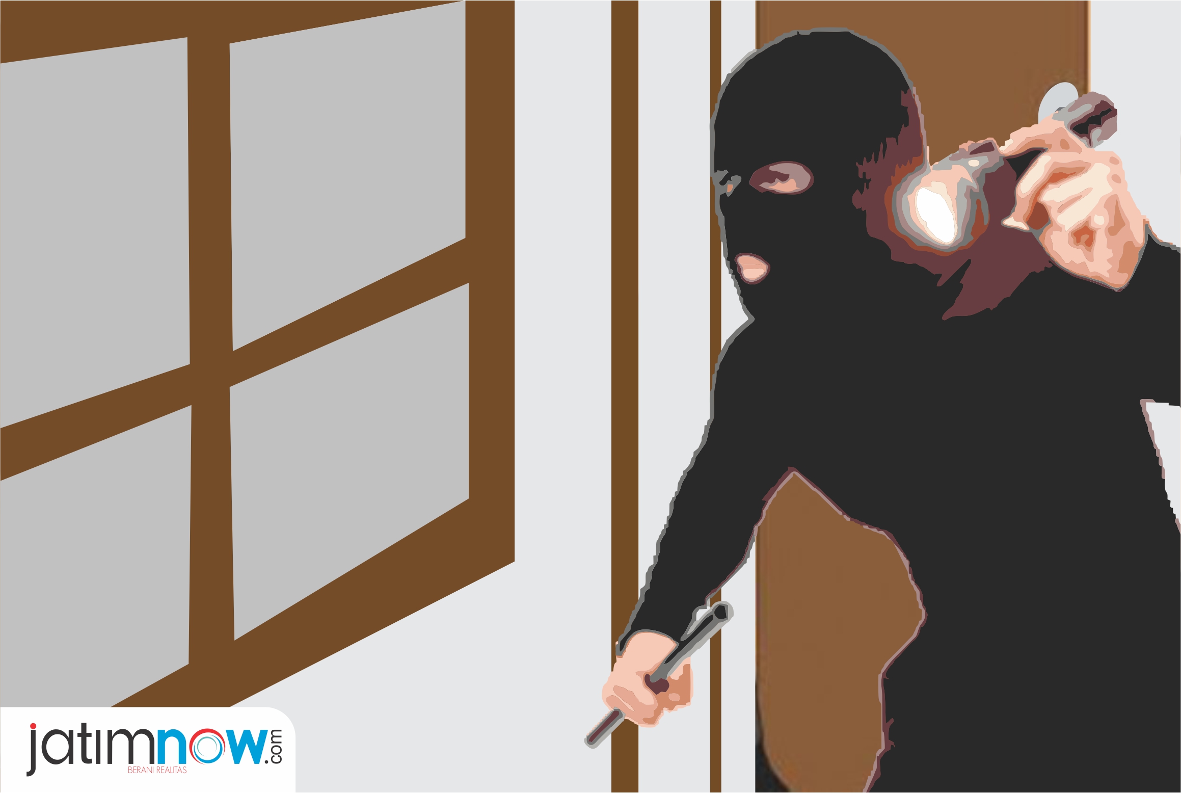 Komplotan Pencuri Bersenpi  Gasak  Satu Mobil dan Motor dalam Semalam