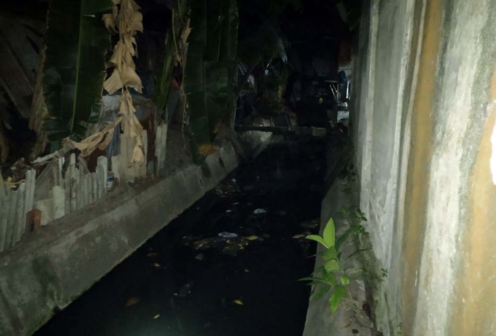 Lokasi ditemukannya mayat bayi perempuan