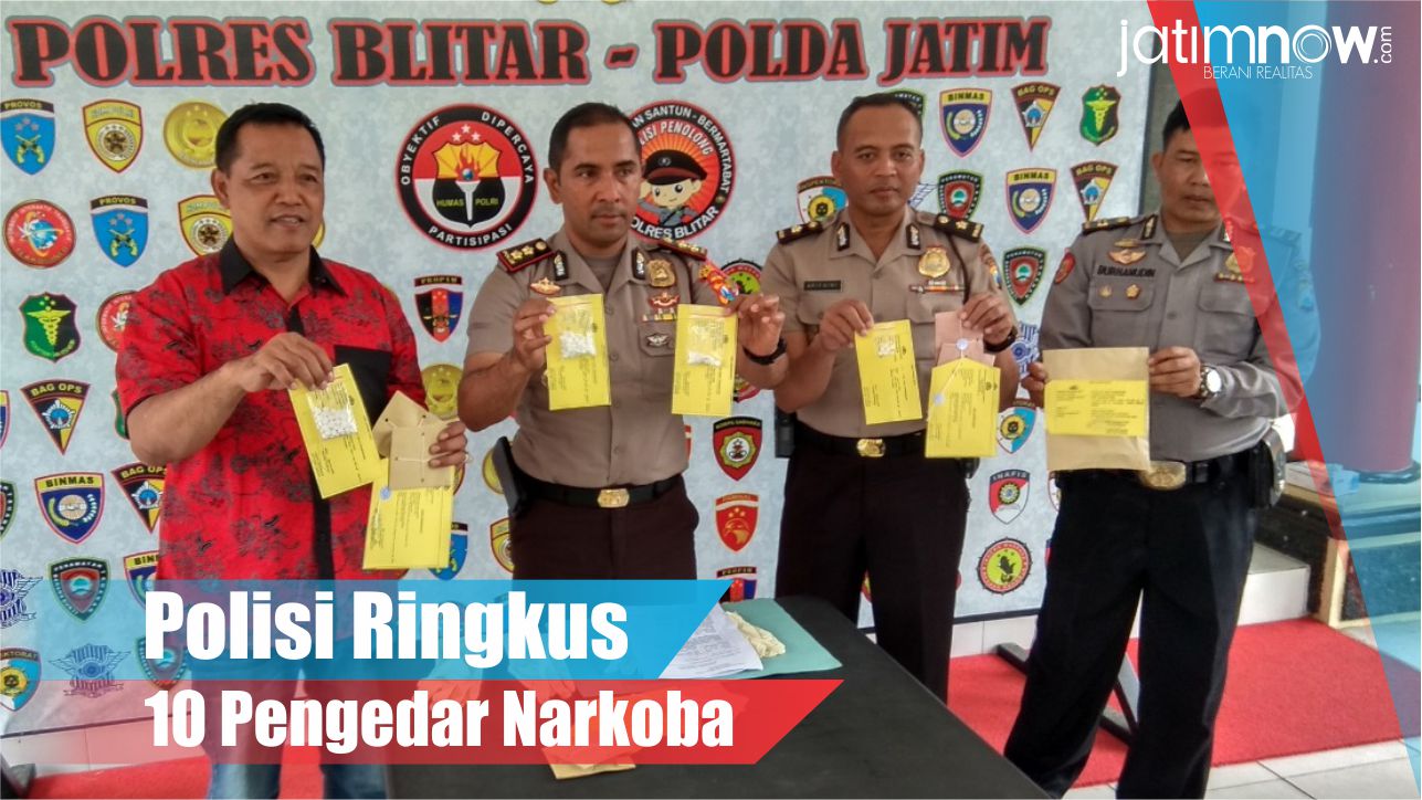 Video: Polisi Ringkus 10 Pengedar Narkoba
