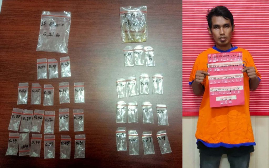 Pengedar Narkoba Disergap di Warkop, Belasan Gram Sabu Disita