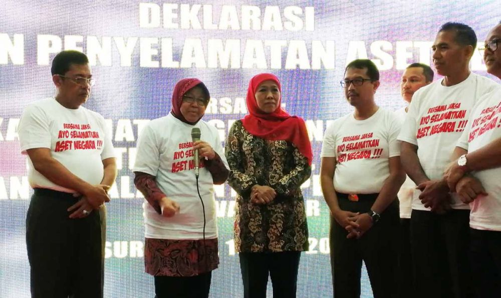 Wali Kota Risma Menangis saat Terima Pengembalian Aset YKP