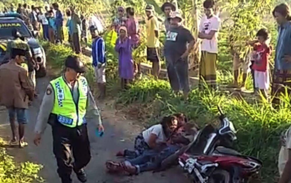 Pengendara motor dibacok di Probolinggo