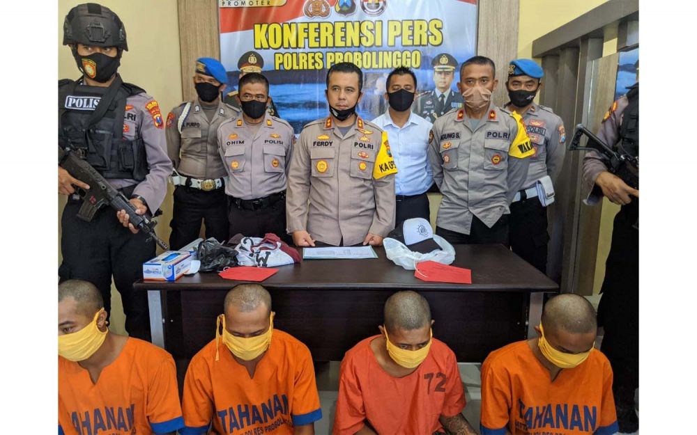 Empat Pemuda Pengeroyok Anggota TNI di Probolinggo Jadi Tersangka
