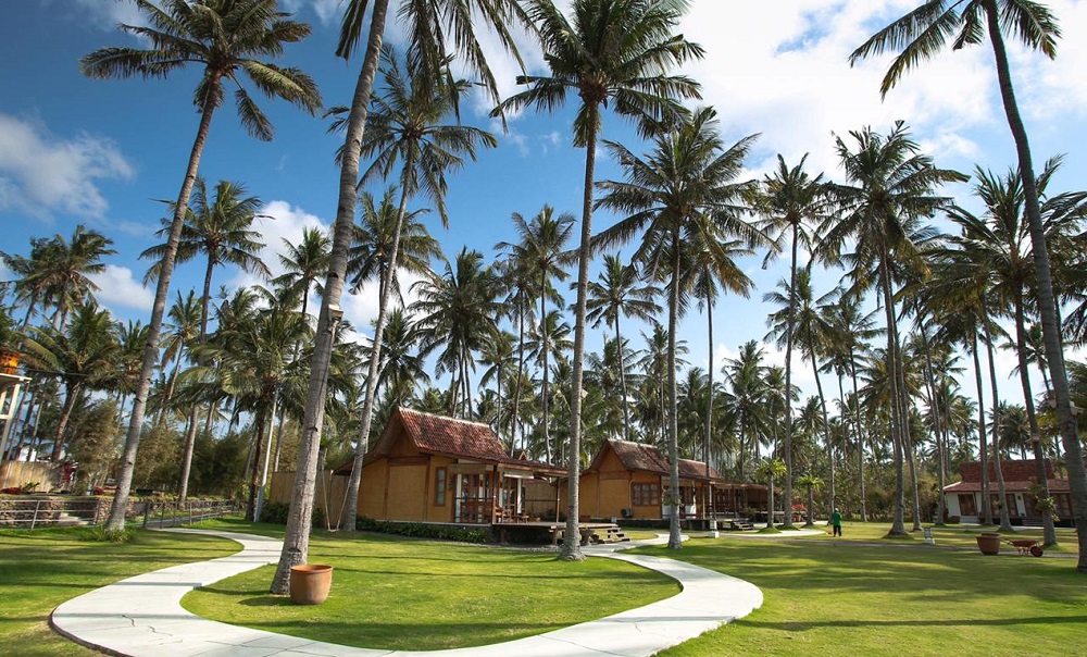 Salah satu penginapan di Banyuwangi yang bernuansa alam.