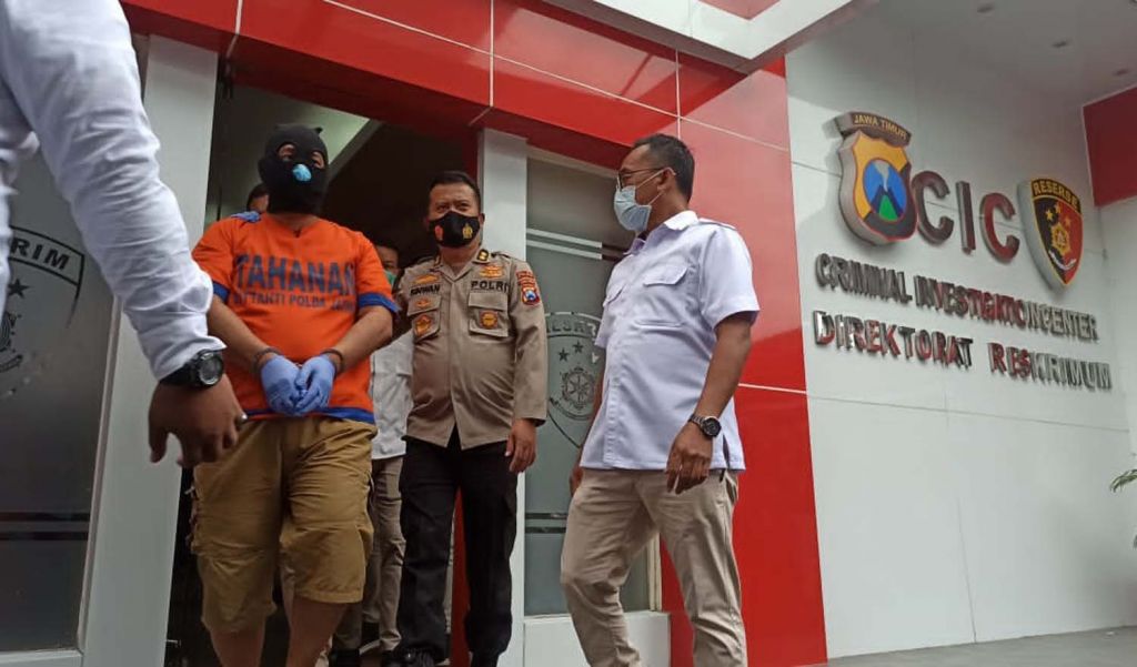 Tersangka kasus penipuan berkedok makelar tanah diamankan Ditreskrimum Polda Jatim