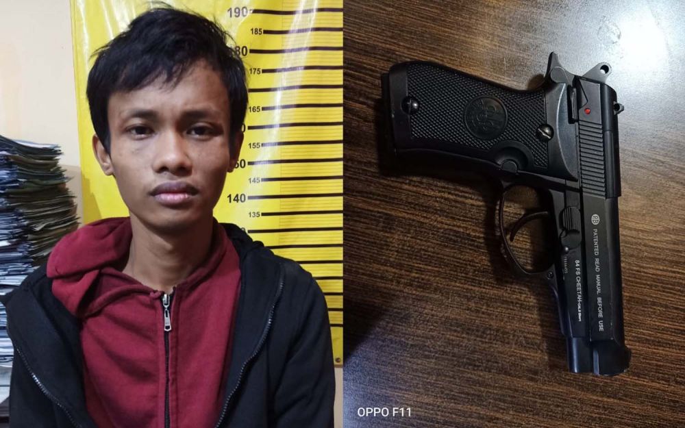 Perampok Berpistol Tembak Pegawai Minimarket di Surabaya