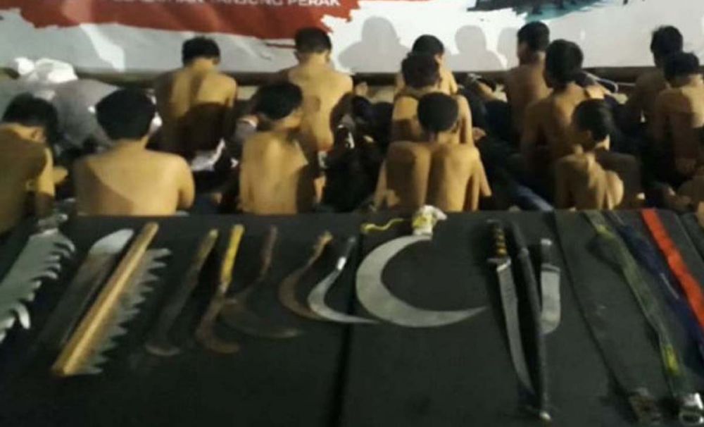 Dua geng di Surabaya yang berseteru ini juga pernah ditangkap Polres Pelabuhan Tanjung Perak beberapa waktu lalu