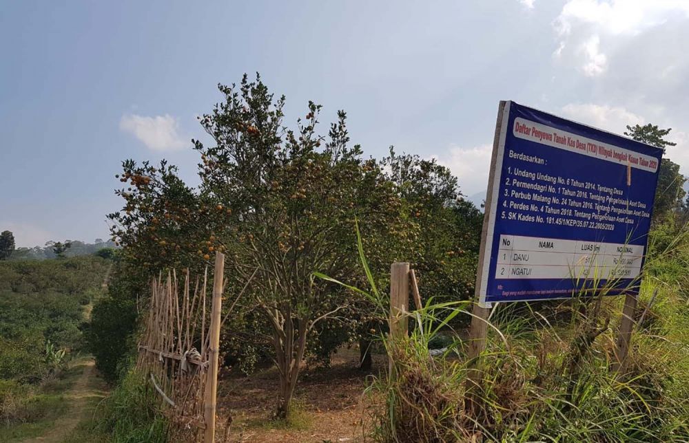 Lahan TKD Selorejo, Kecamatan Dau, Kabupaten yang menjadi perseteruan