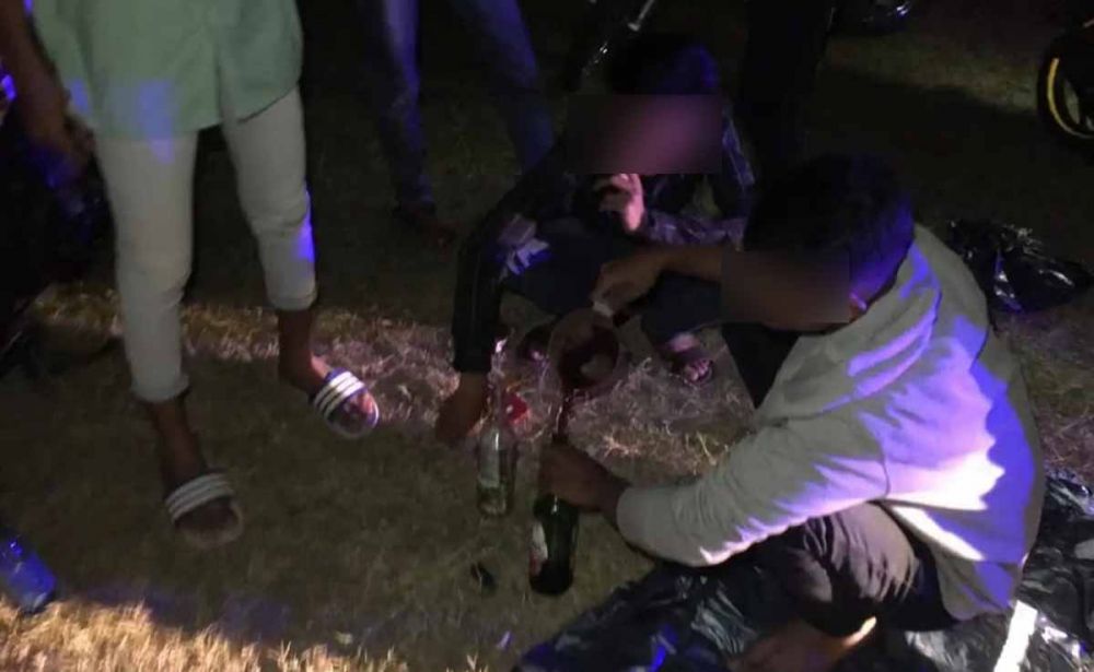 Para peserta pesta miras diamankan Tim Raimas Satsabhara Polres Pelabuhan Tanjung Perak Surabaya