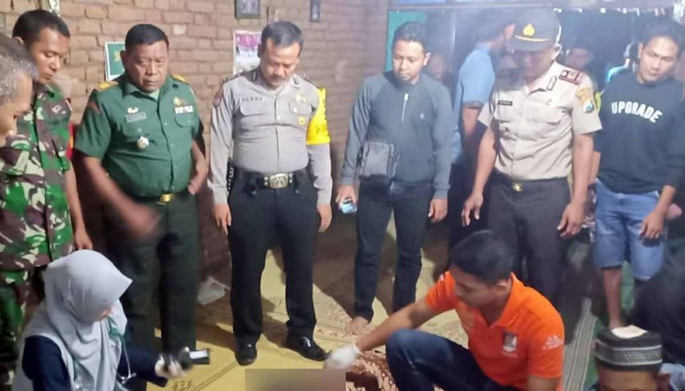 Tim Inafis Polres Ponorogo melakukan identifikasi
