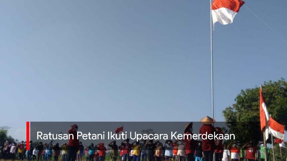 Video: Ratusan Petani Ikuti Upacara Kemerdekaan RI ke 75