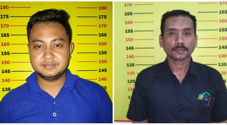 Driver taksi online dan konvensional saat di periksa di Mapolsek Rogojampi.