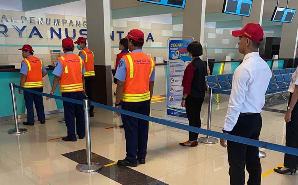 Pelindo III terapkan physical distancing di terminal penumpang Pelabuhan Tanjung Perak Surabaya