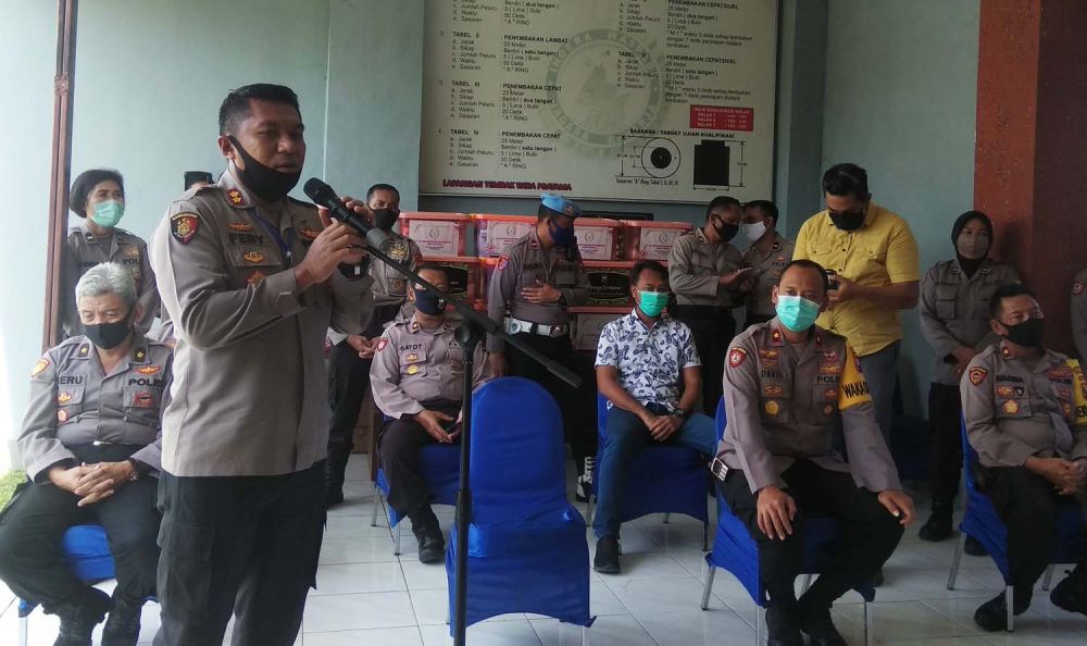 Kapolres Mojokerto AKBP Feby Hutagalung perintahkan anggota tindak tegas pencuri motor
