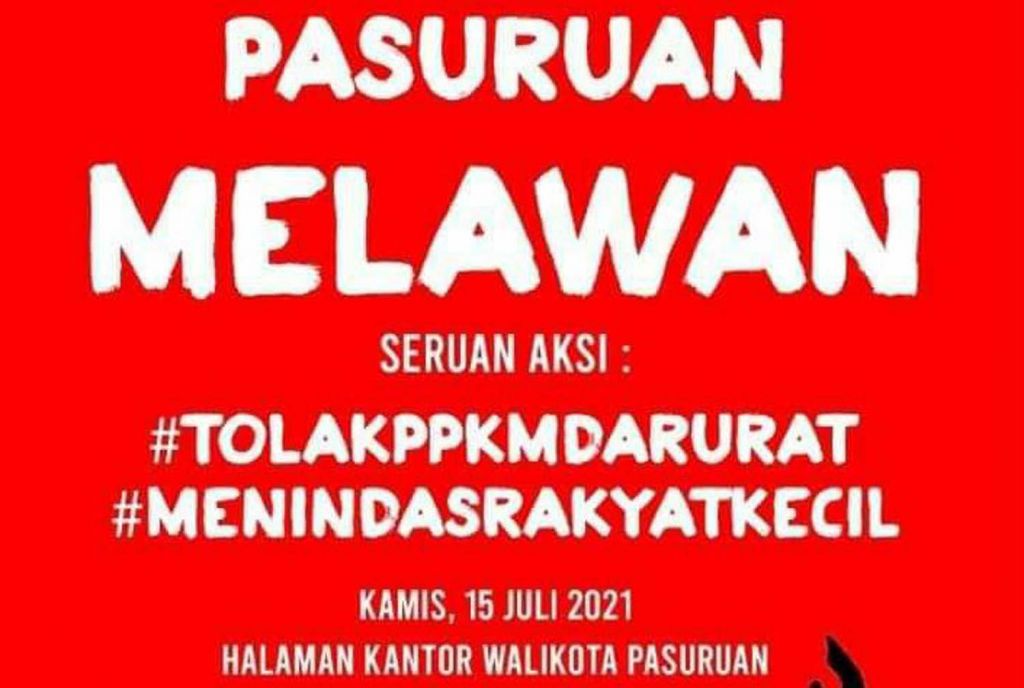 Poster digital yang beredar di media sosial