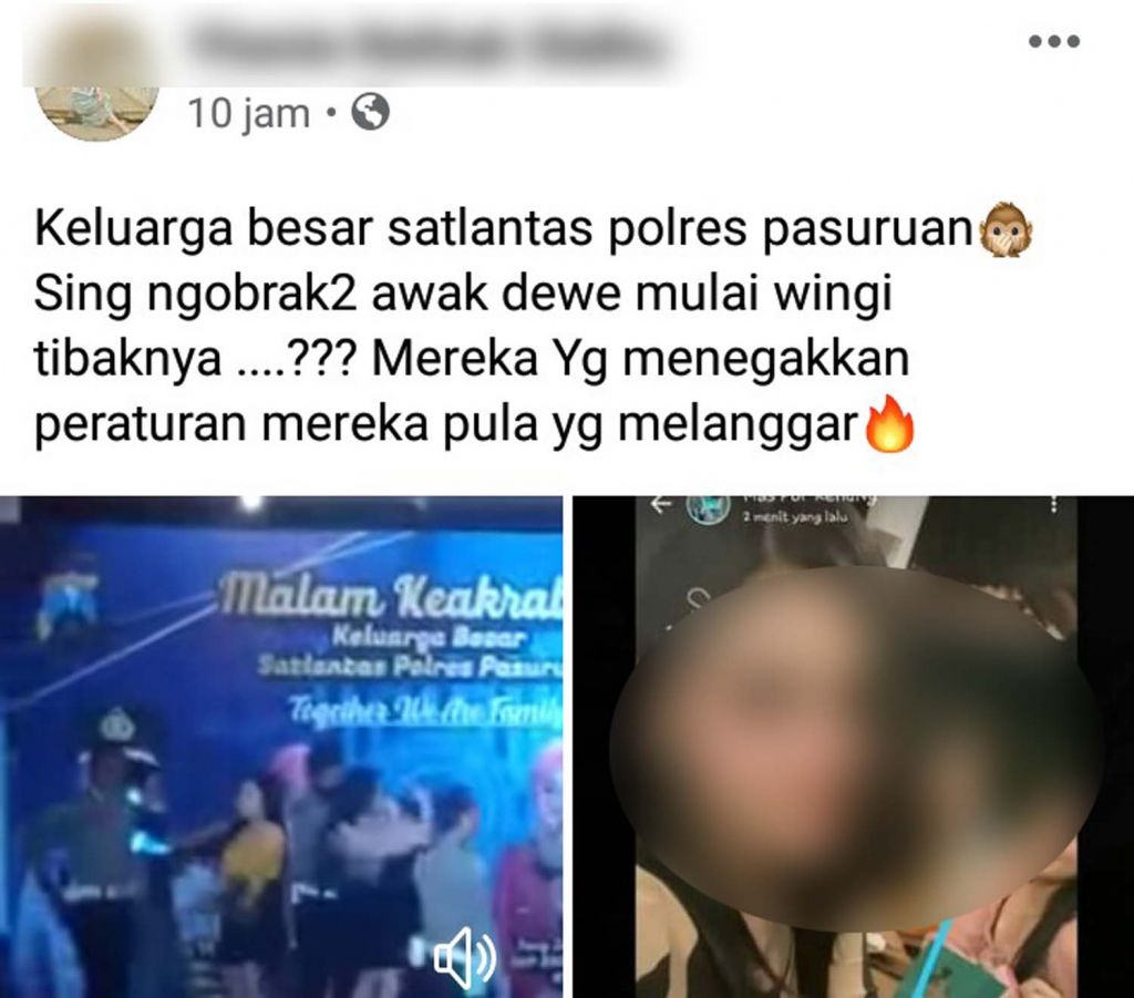 Viral Video Dangdutan Satlantas Polres Pasuruan, Propam Diterjunkan