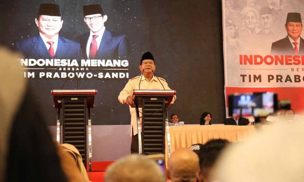 Pidato Bung Tomo Diperdengarkan dalam Kampanye Prabowo di Surabaya